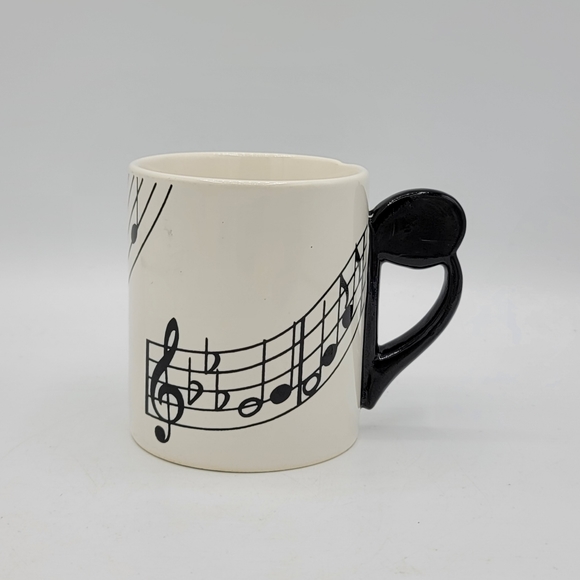 Shafford Original Sheet Music Staff Notes Musical Mug Vintage - Picture 1 of 13